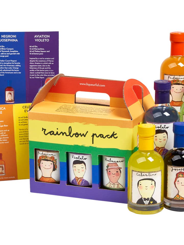 Rainbow Pack 20cl for wholesale by Liqueurful