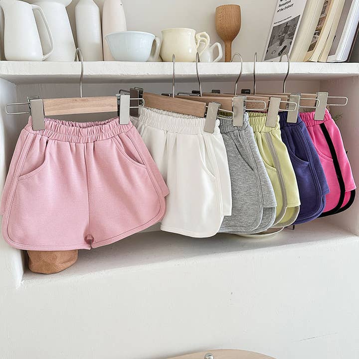 Little Trendy - Wholesale Shorts - Kids - Girls sports causal shorts summer beach shorts