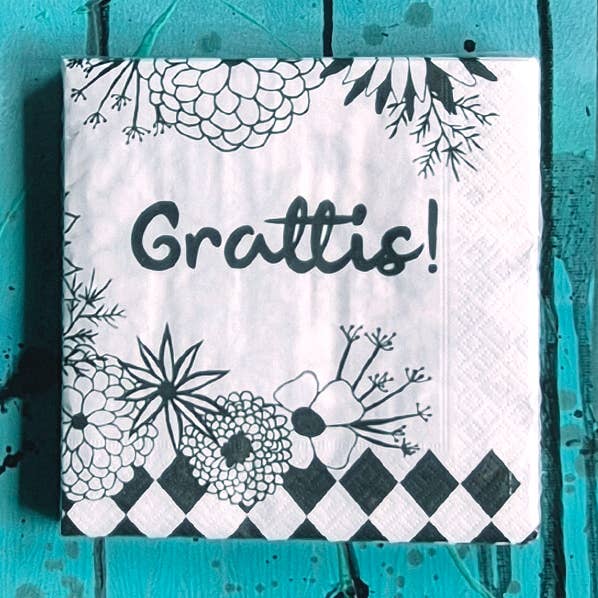 lunch/dinner napkins GRATTIS for wholesale by erika tubbin