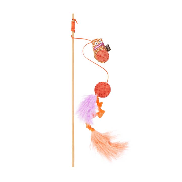 Feline Frenzy Wand Toy - Swatlami and other Purchase Wholesale cat wand. Free Returns & Net 60 Terms on Faire trending on Faire.