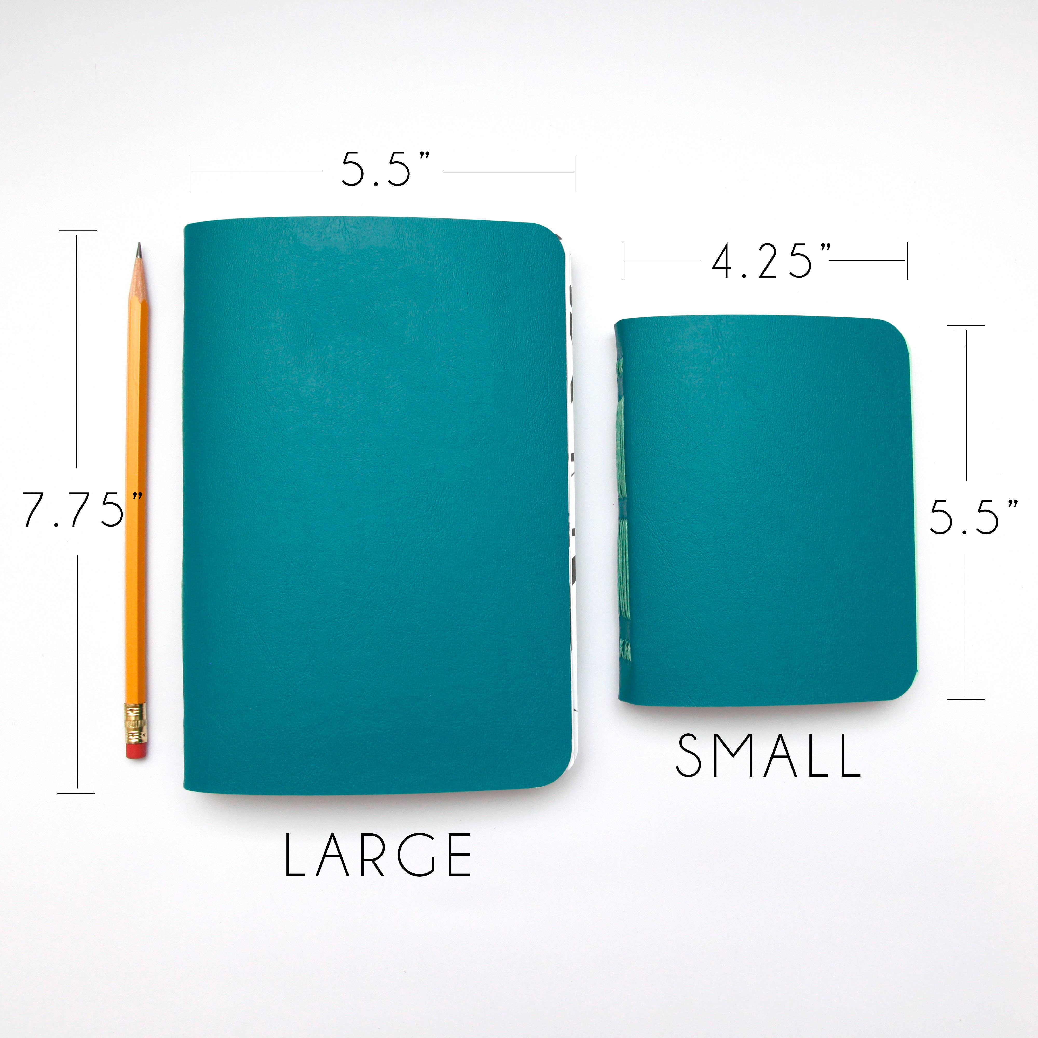 Original Brooks - Wholesale Notebook - Teal Handsewn Notebook with Assorted Paper9