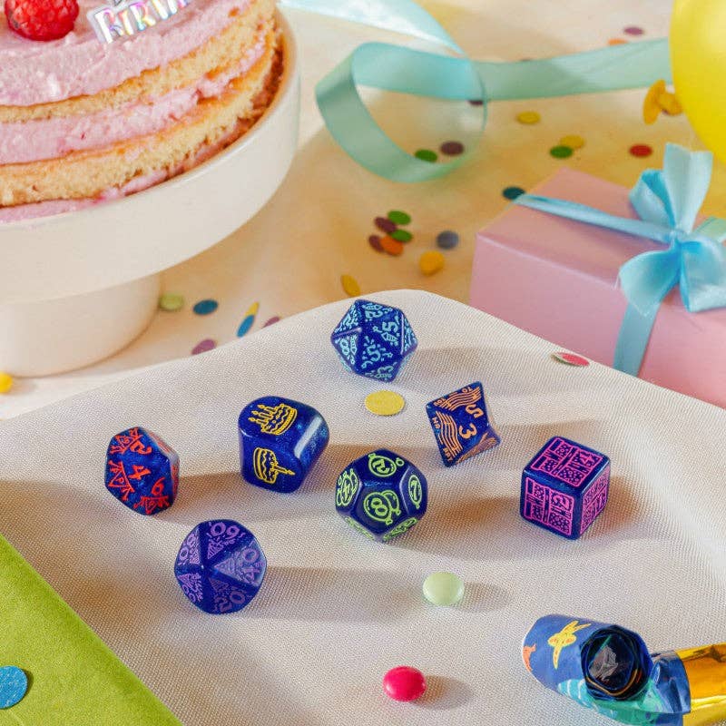 Cardshouse - Wholesale Dice - Happy Birthday Dice Set: Streamers Q-WORKSHOP6