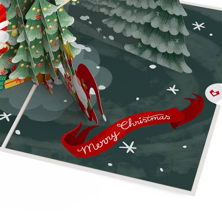 Lovepop Cards - Wholesale Christmas Card - Christmas Gnomes 5''x7'' Card, Christmas Cards