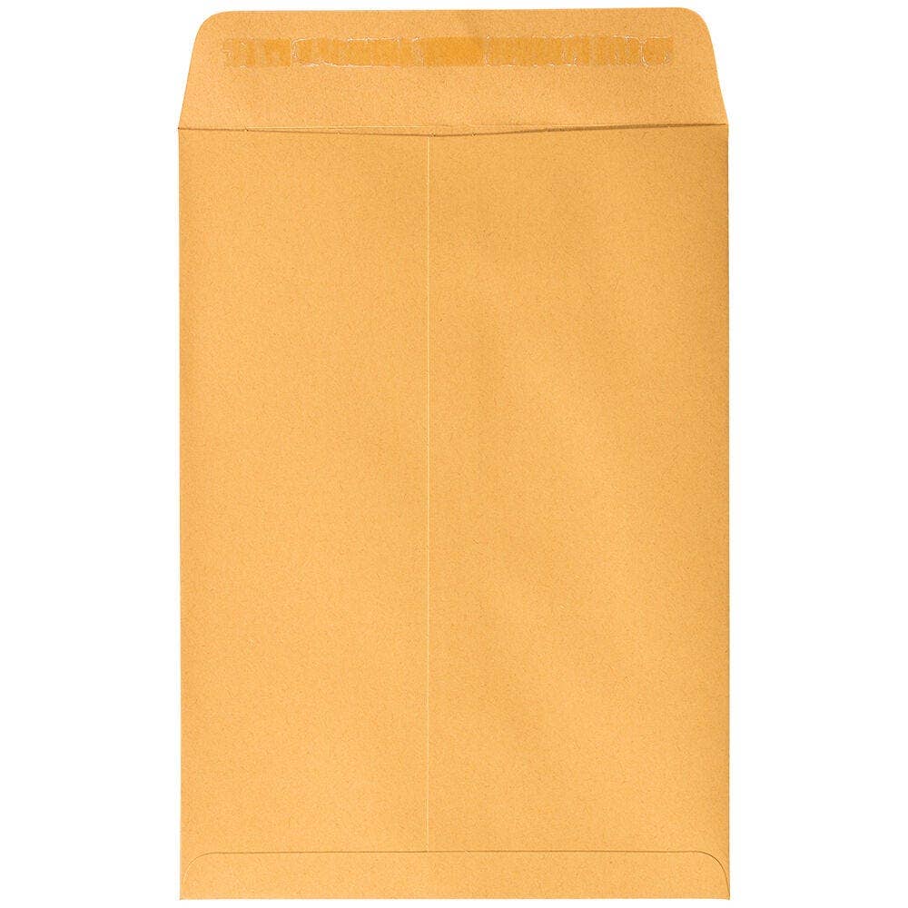 JAM PAPER - Wholesale Envelopes - Brown Kraft Manila Envelopes with Peel & Seal Closure2