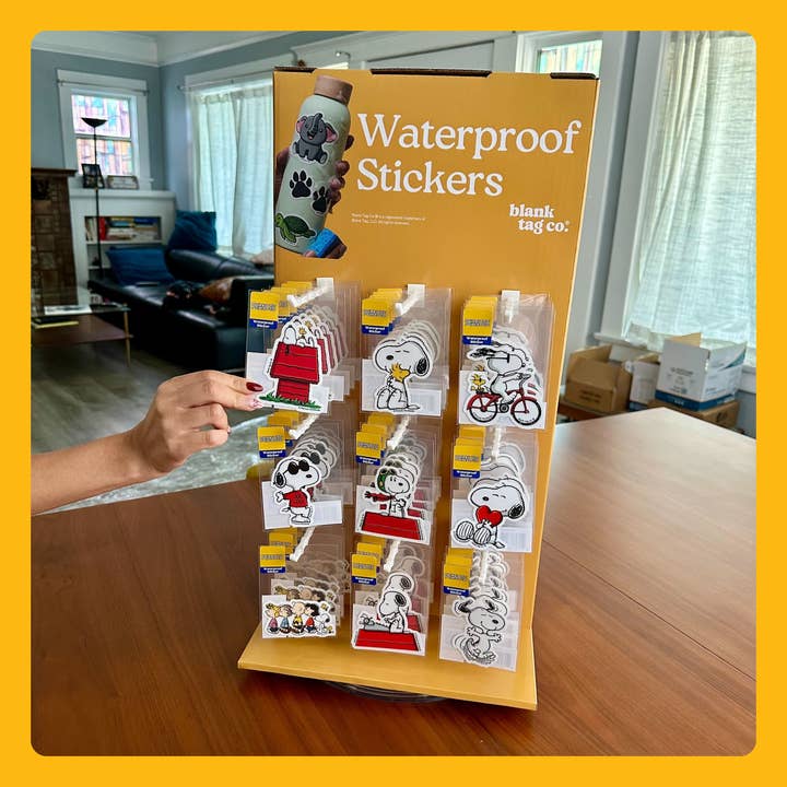 Autocollants Imperméables Peanuts® - Lot Meilleures Ventes pour la vente par Blank Tag Co. - Waterproof Stickers