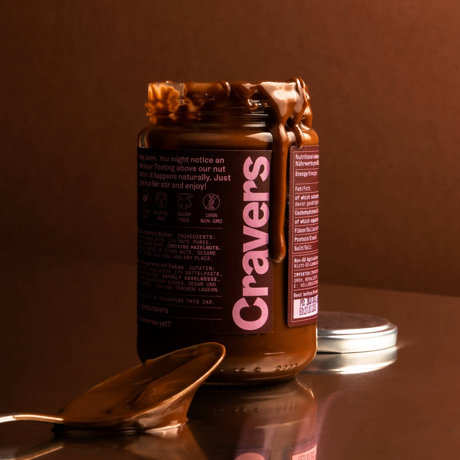 CRAVERS (EU) - Wholesale Nut Butter - CRAVERS Cacao Hazelnut Spread3