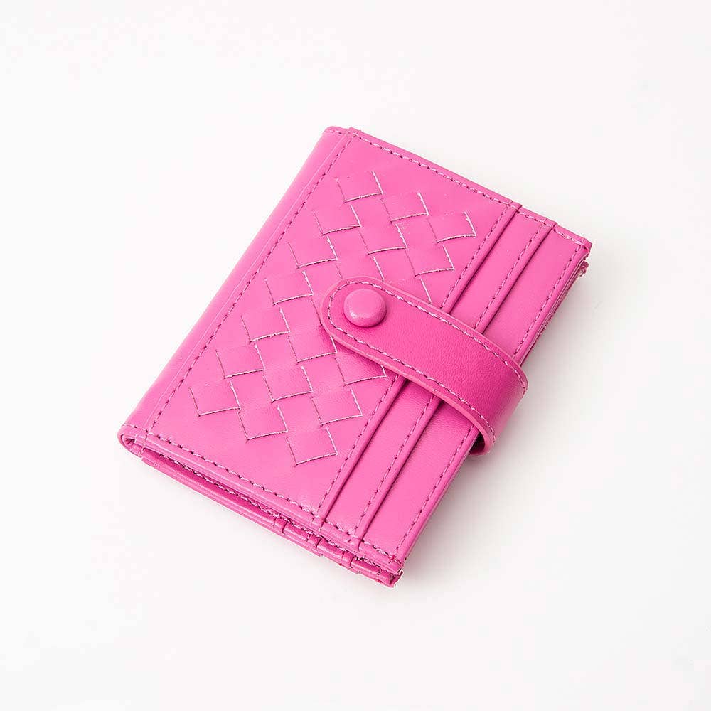 Sensibling Corp. – Engroshandel Kortetui - Dame – Klassisk vævet kortholder i kunstlæder21