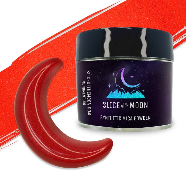 True Red Mica Powder | Natural Pigment for wholesale by Slice of the Moon