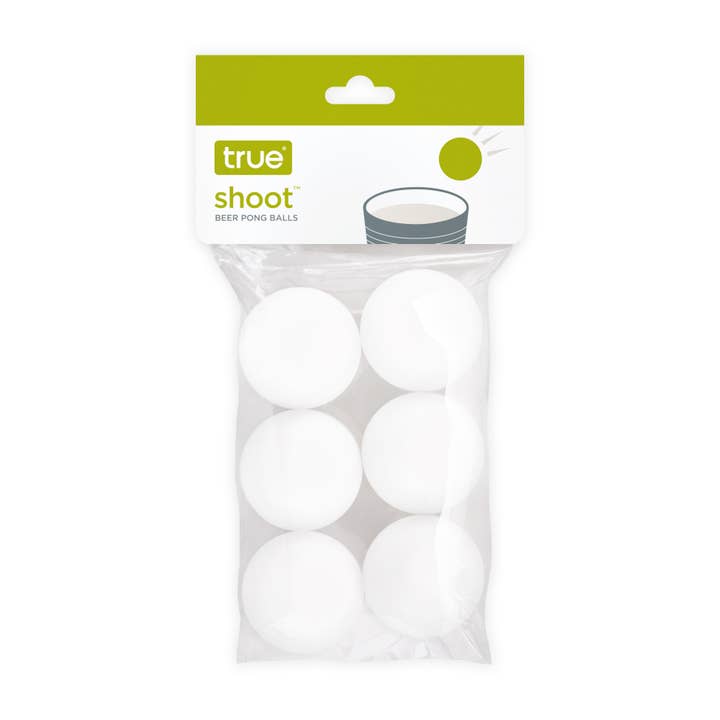 TRUE - Wholesale Sports Ball - Shoot Ping Pong Beer Pong Balls White Pack of 61