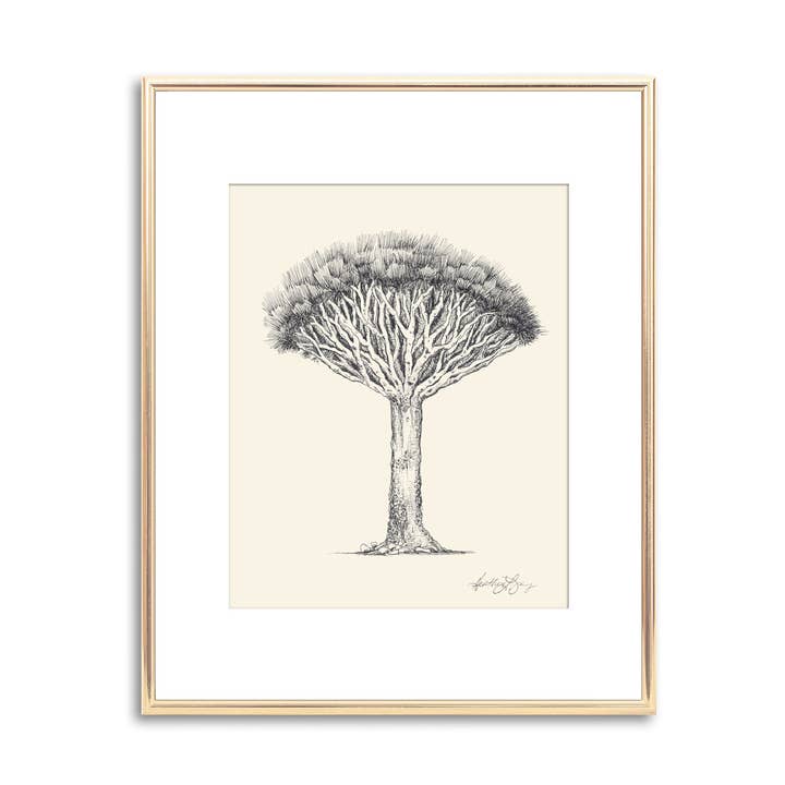 Dragon Tree Signed Fine Art Print - Nature Inspired Decor for wholesale by Fly Young Studio