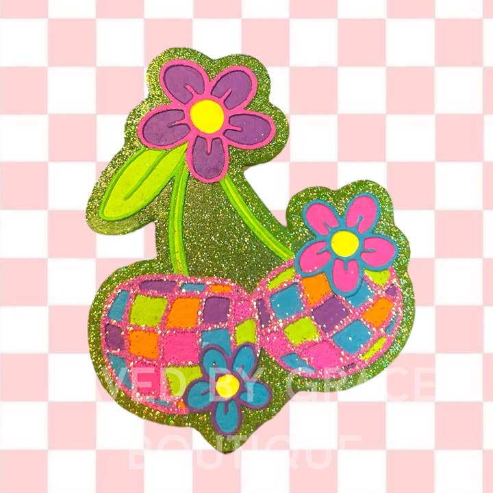 Disco Cherry Freshie for wholesale by Goldie Scents Co.