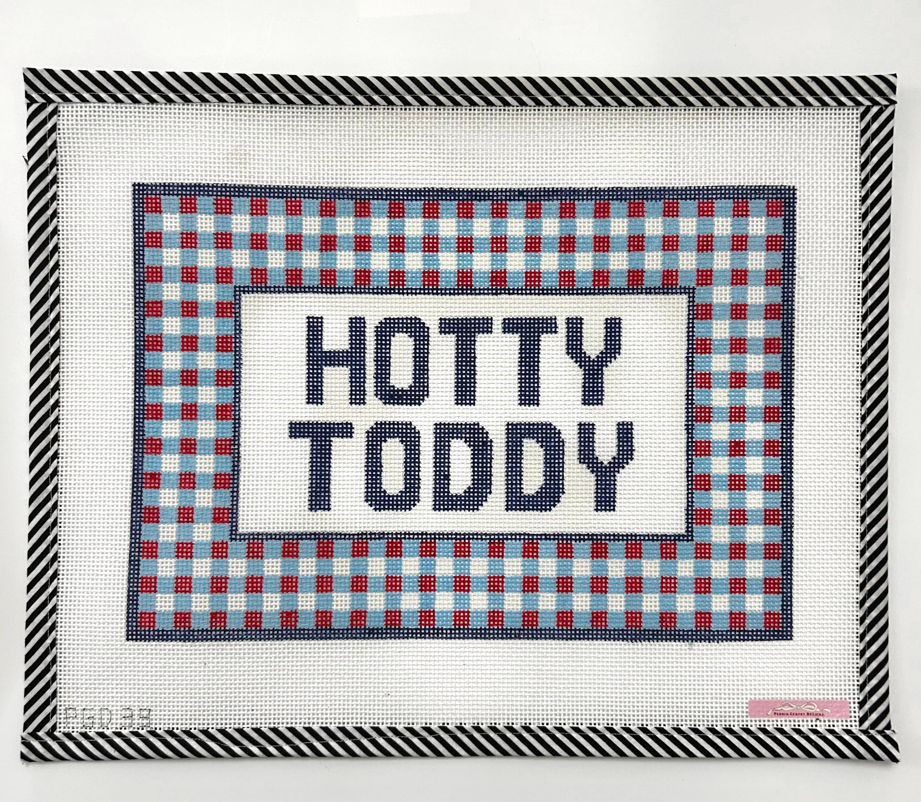 Perrin Gentry Designs - Wholesale Embroidery/Cross Stitch Supplies - Hotty Toddy (Ole Miss) Handpainted Needlepoint Canvas0