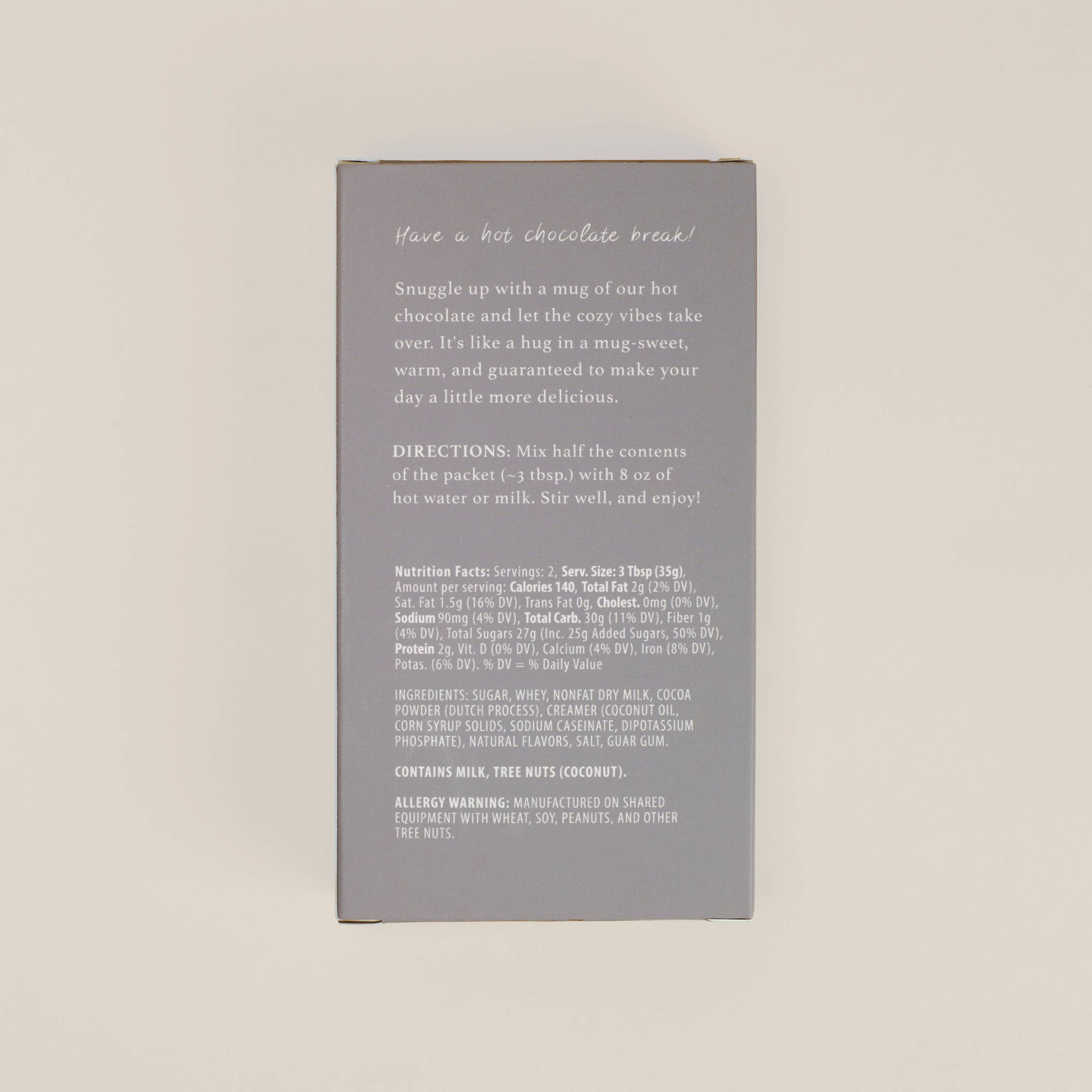 Grand Provisions - Wholesale Hot Cocoa Mix/Kit - Hot Chocolate - Creamy Milk (2.5 oz)3