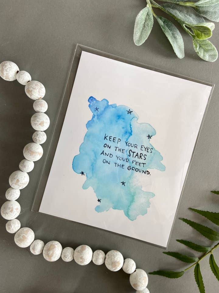 Art Print - Eyes on the Stars - 8x10 for wholesale by Ink + Splash