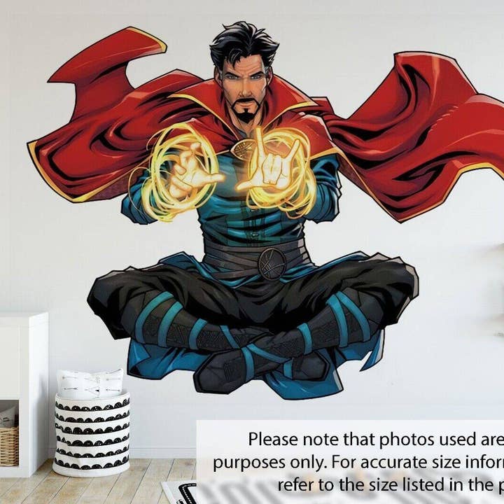 Dr. Strange Avengers 3D Removable Wall Sticker Vinyl for wholesale by Wonderwallsboutique