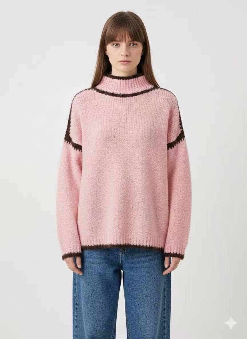 AMELÉ – wholesale Pullovertröja - Dam – Överdimensionerad tröja i grovstickat2