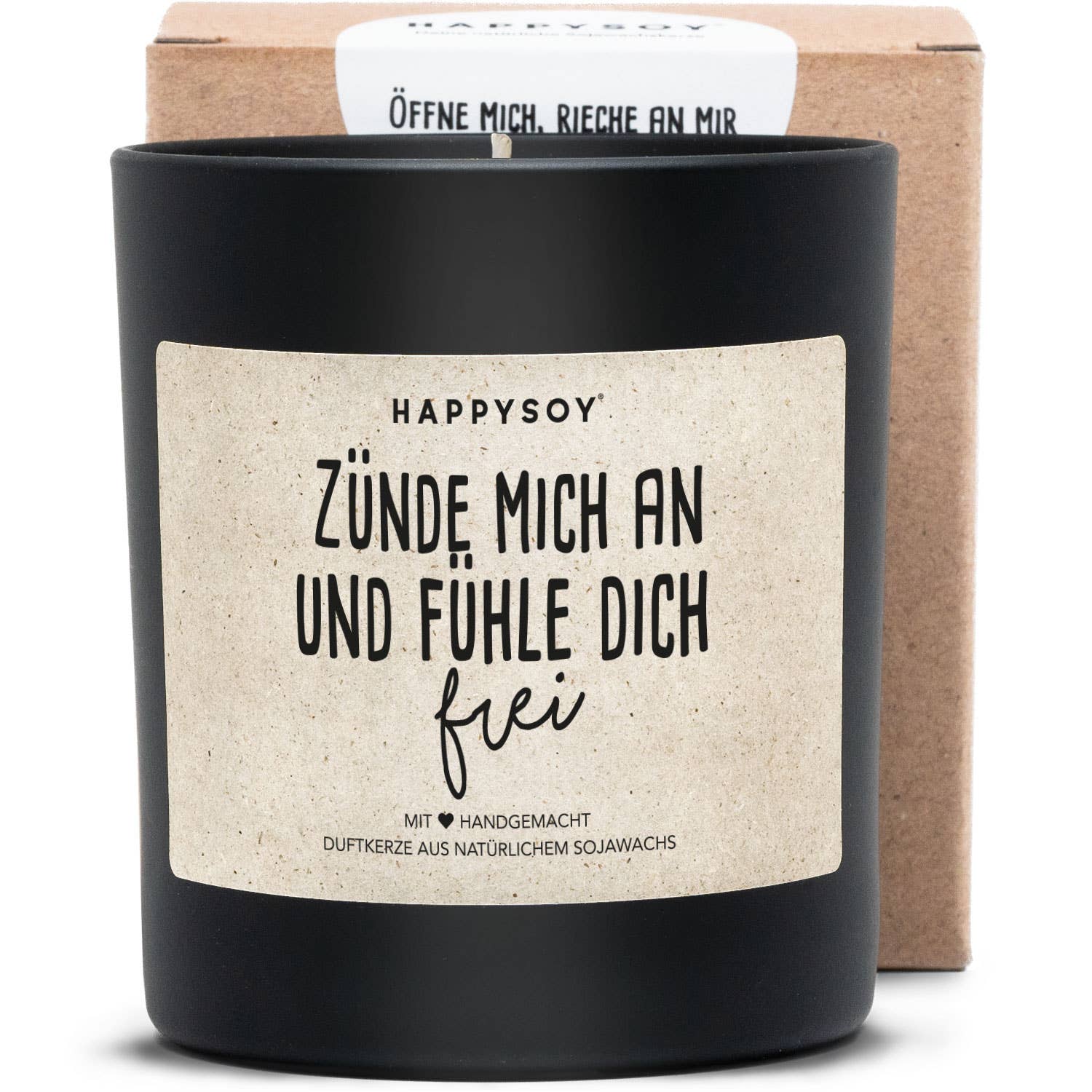 Happysoy - Vendita all'ingrosso Candela in vasetto - Candela profumata | Accendimi e sentiti libero0