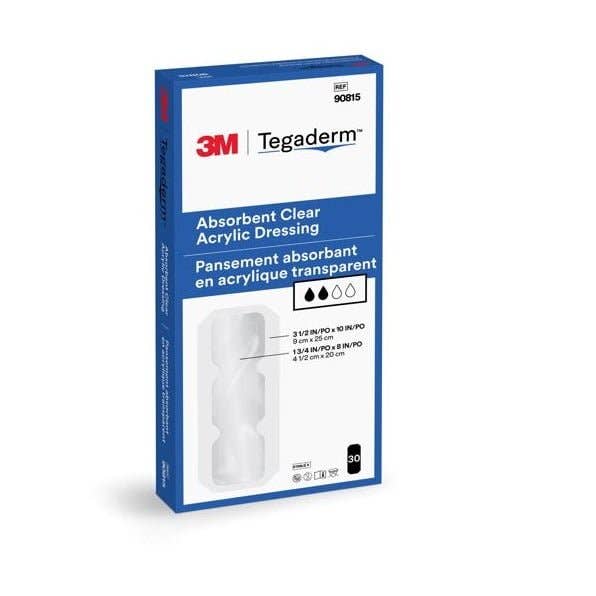 3M™ Tegaderm™ Absorberende klar akryldressing for engroshandel hos Mid East Canadian pharmaceutical