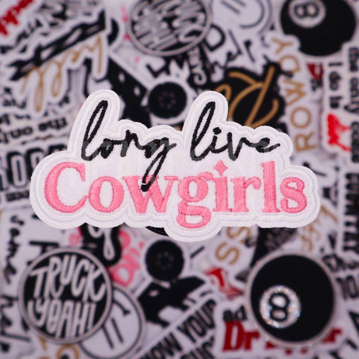 LONG LIVE COWGIRLS-Patch für den Großhandel von Heart & Sol Design