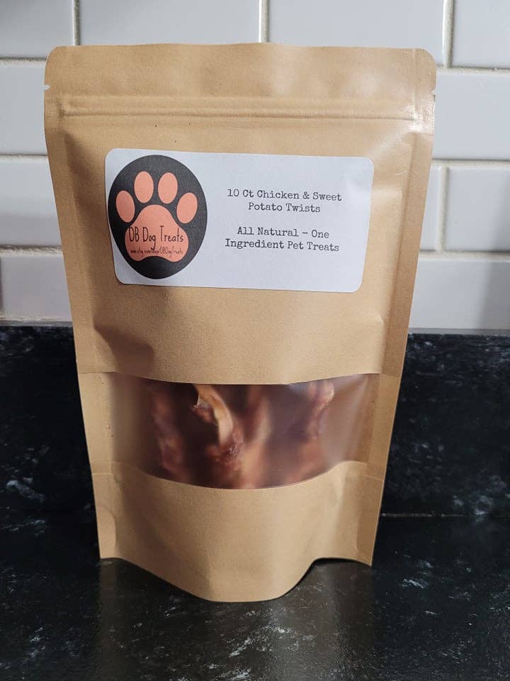 Batata doce e torções de frango por atacado de DB Dog Treats