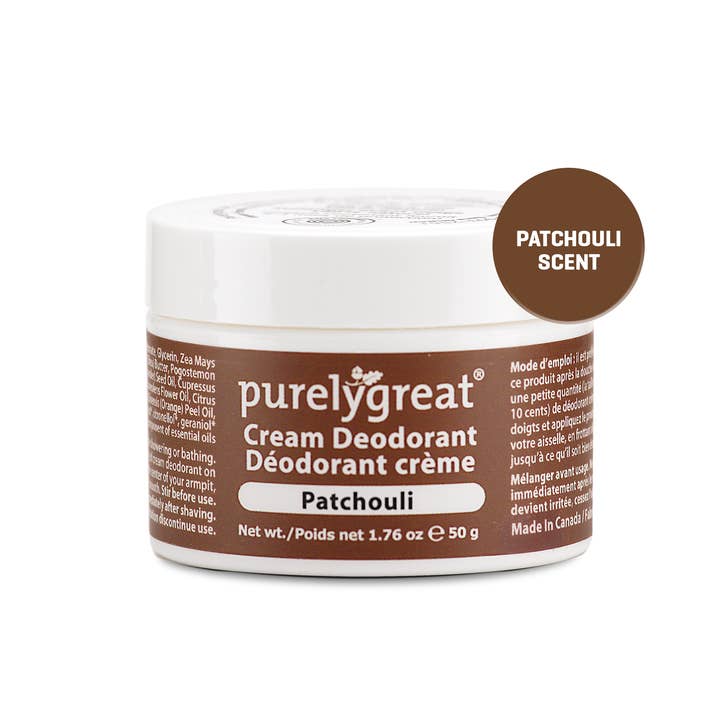 Purelygreat Natural Deodorants - Wholesale Deodorant - Unisex - Purelygreat Cream Deodorant - Patchouli8