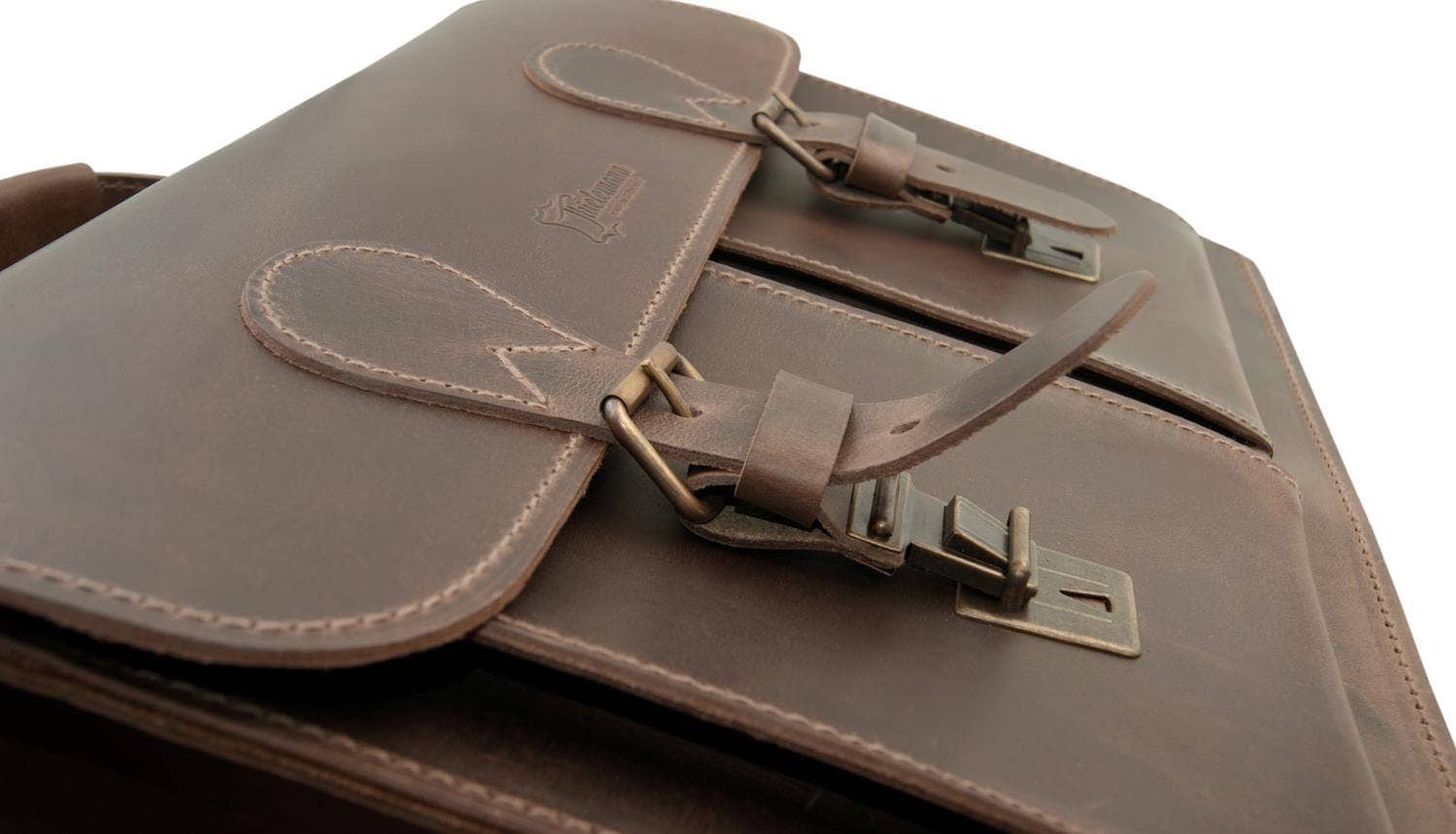 Thielemann Leather Manufacturer - Wholesale Briefcase - Unisex - “Kiev” PREMIUM leather briefcase | color: dark brown11