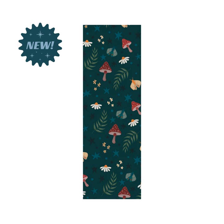 Shroomnight Mushroom Pattern Bookmark for wholesale by Doohickle Designs