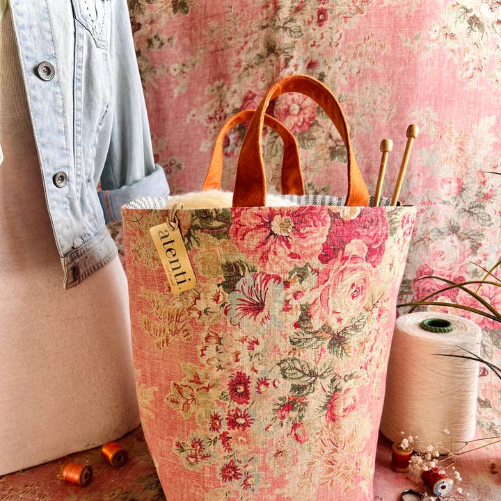 Atenti - Wholesale Tote Bag - Women's - Rosewood Hope Basket, Project Bag0