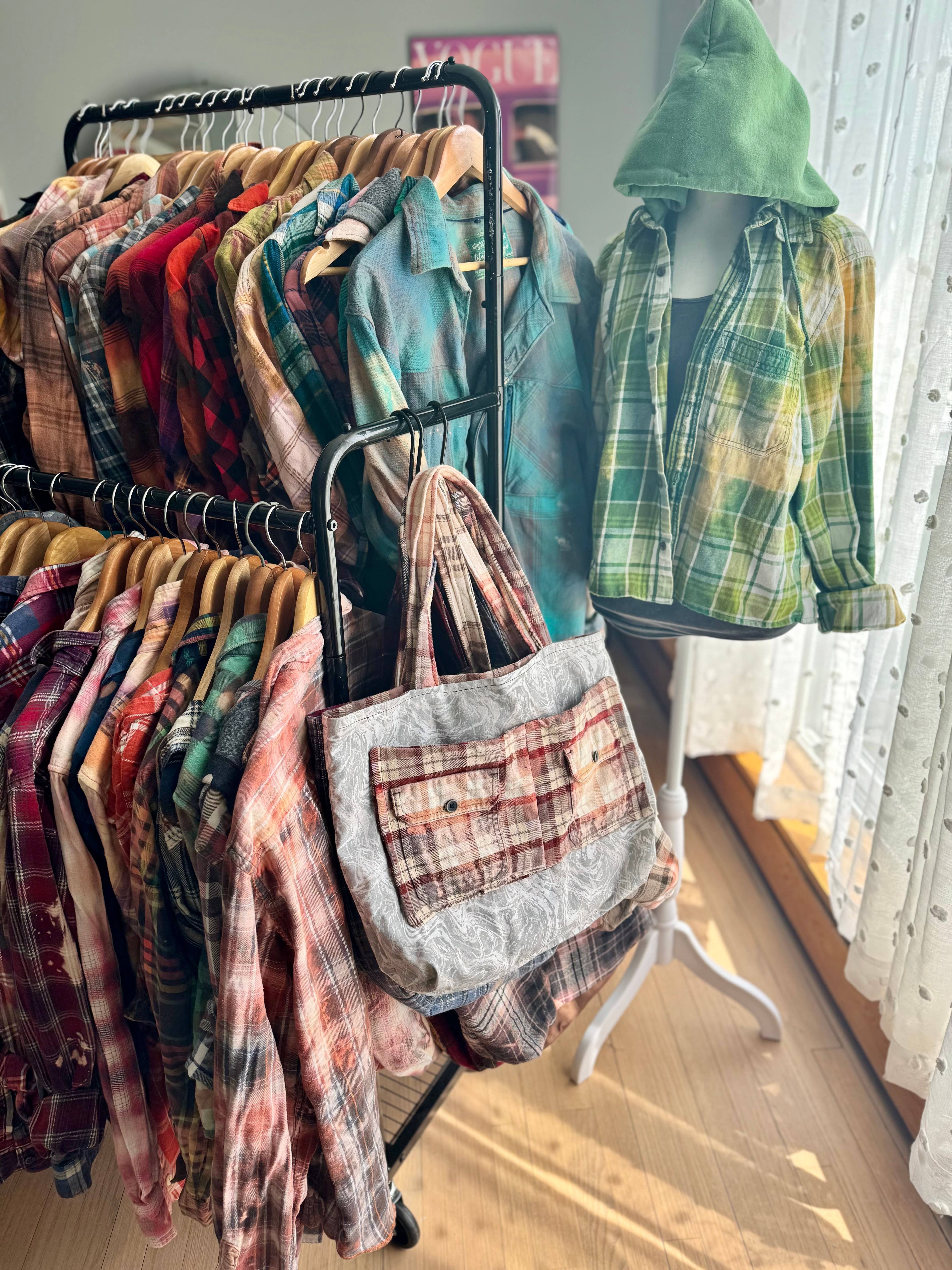 Slightly Distressed - Wholesale Button Down Shirt - Women's - Slightly Distressed Flannels 9