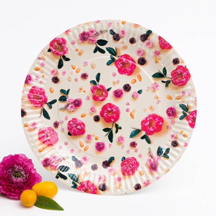 Jolie Paper Plate for wholesale by Frances H. Designs