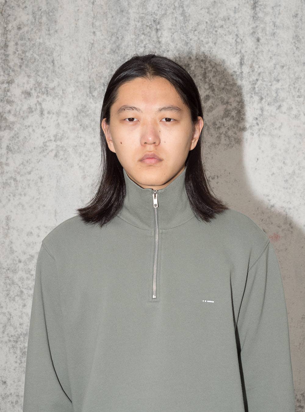 wetheknot - Wholesale Sweatshirt - Unisex - Half-zip sweatshirt (grey) — Organic cotton7