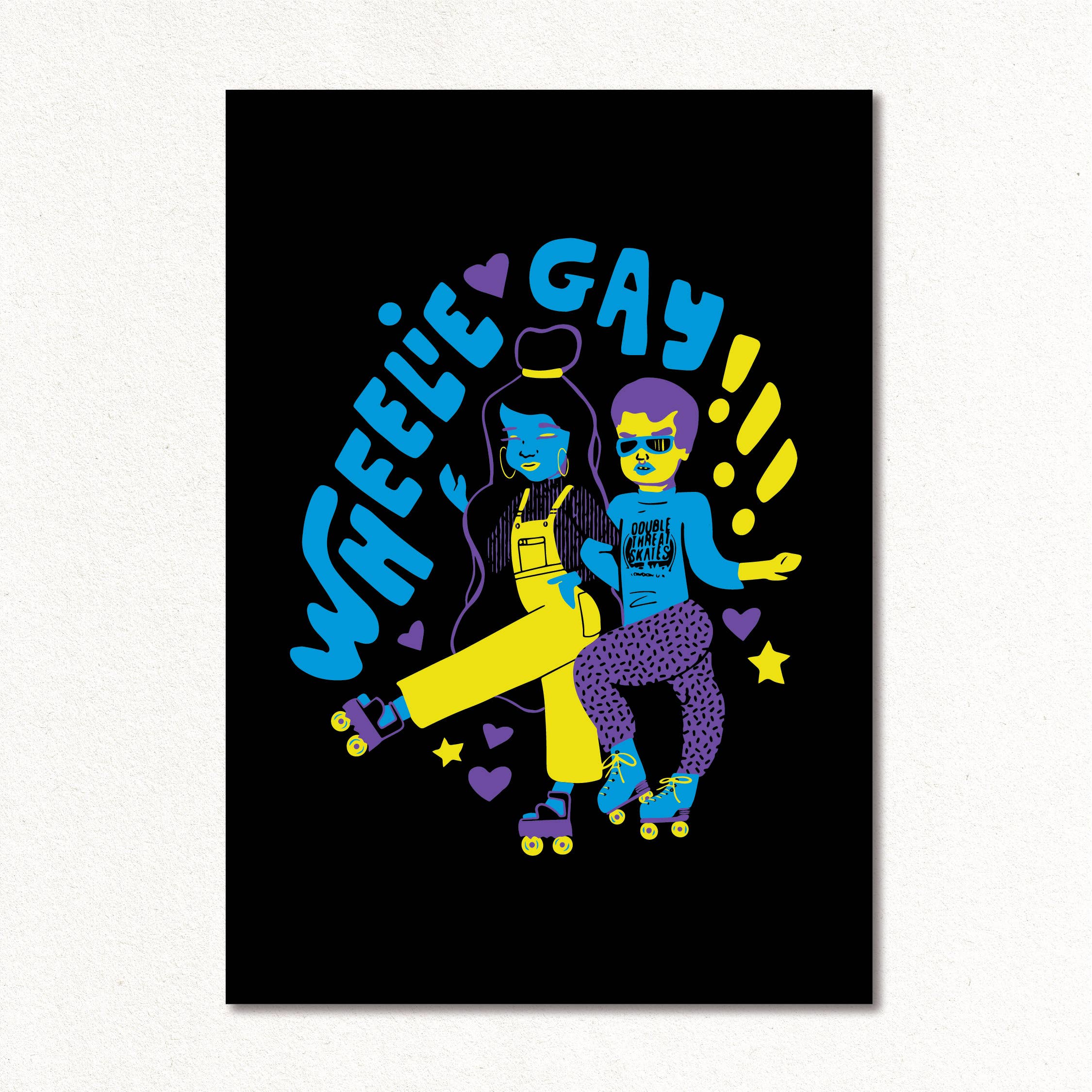 Create & Skate Factory - Wholesale Art Print - Wheelie Gay Art Print0