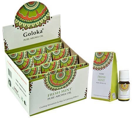 GREENROOTS USA LLC - Wholesale Fragrance Oil - Goloka Pure Aroma Oil 10ml - 1/3 fl.oz. (12 Per Box)7