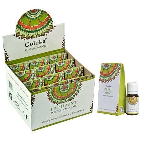 GREENROOTS USA LLC - Wholesale Fragrance Oil - Goloka Pure Aroma Oil 10ml - 1/3 fl.oz. (12 Per Box)7