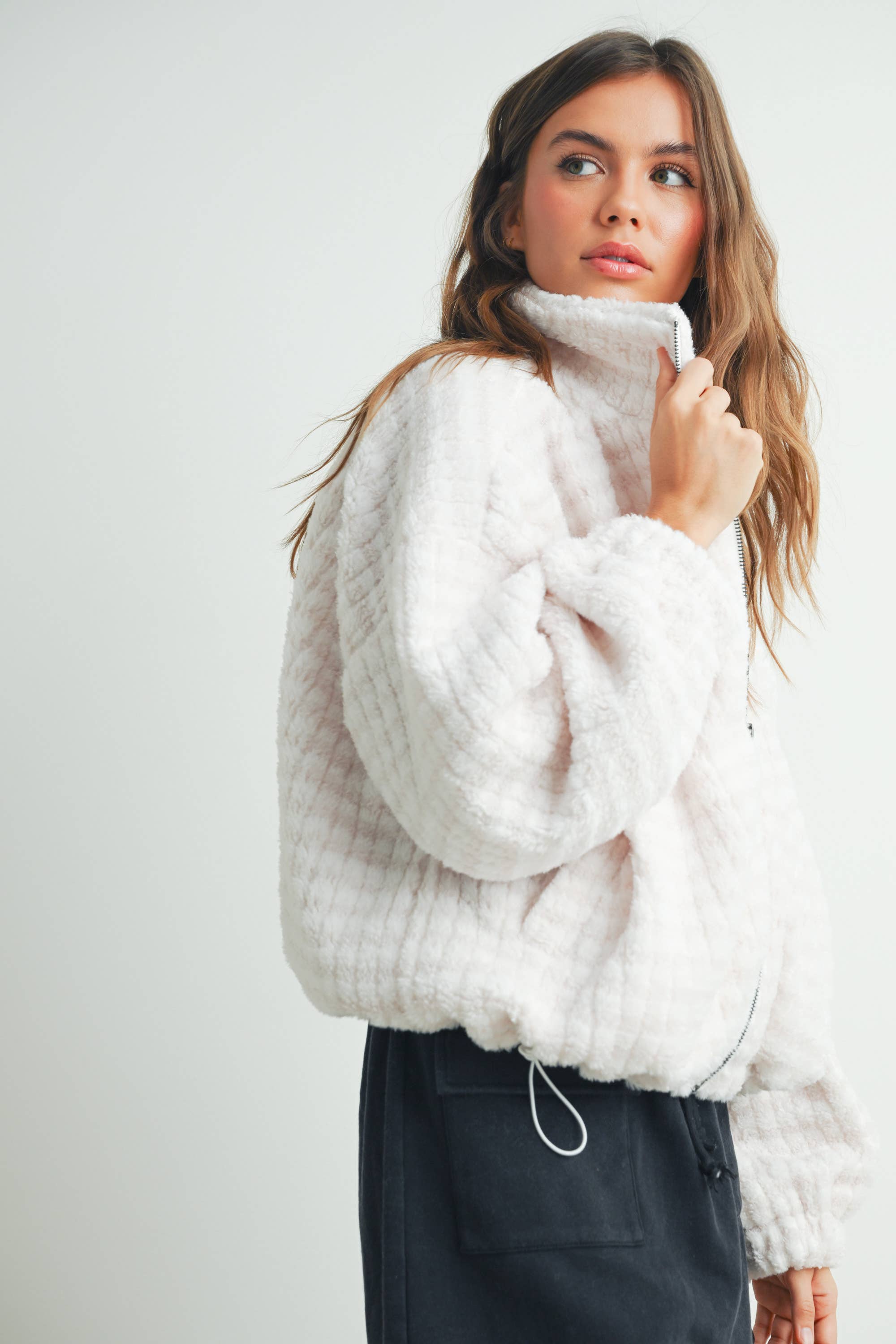 BUTTERMELON – Engroshandel Puffer jacket - Dame – Vatteret jakke med krave - BMJ749713