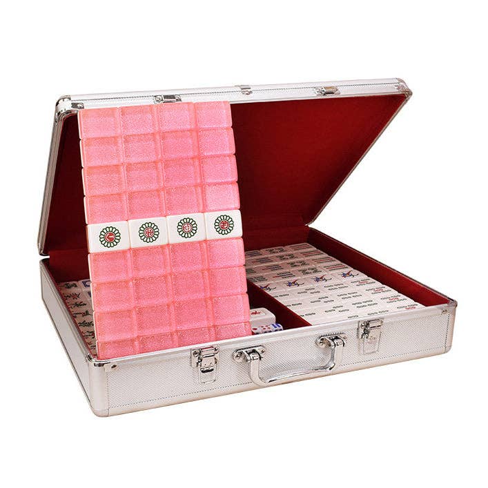 Chop Suey Club - Wholesale Board Game - Pink Tile Chinese Mahjong Set