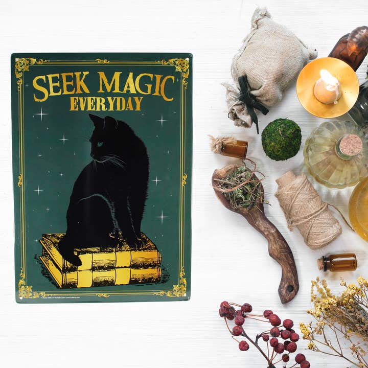Kalan - Wholesale Sign - Seek Magic Everyday Metal Sign