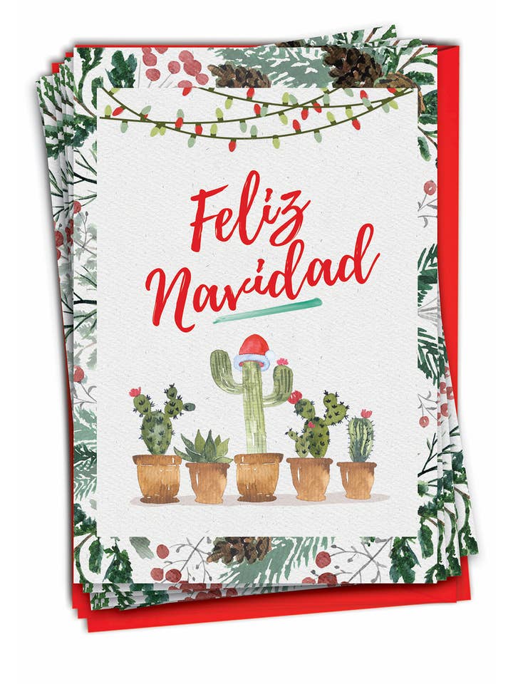 Boîte de 12 cartes de Noël - Feliz Navidad pour la vente par NobleWorks