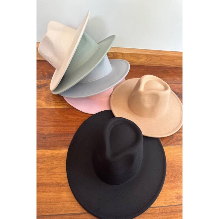 Kids Vegan Felt Rancher Hat - Wide Brim for wholesale by Bella Betty