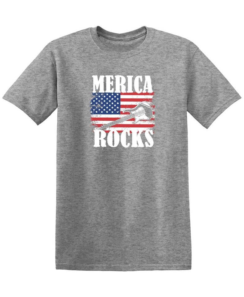 Feelin Good Tees - Wholesale Screen Printed T-Shirt - Unisex - Merica Rocks.10