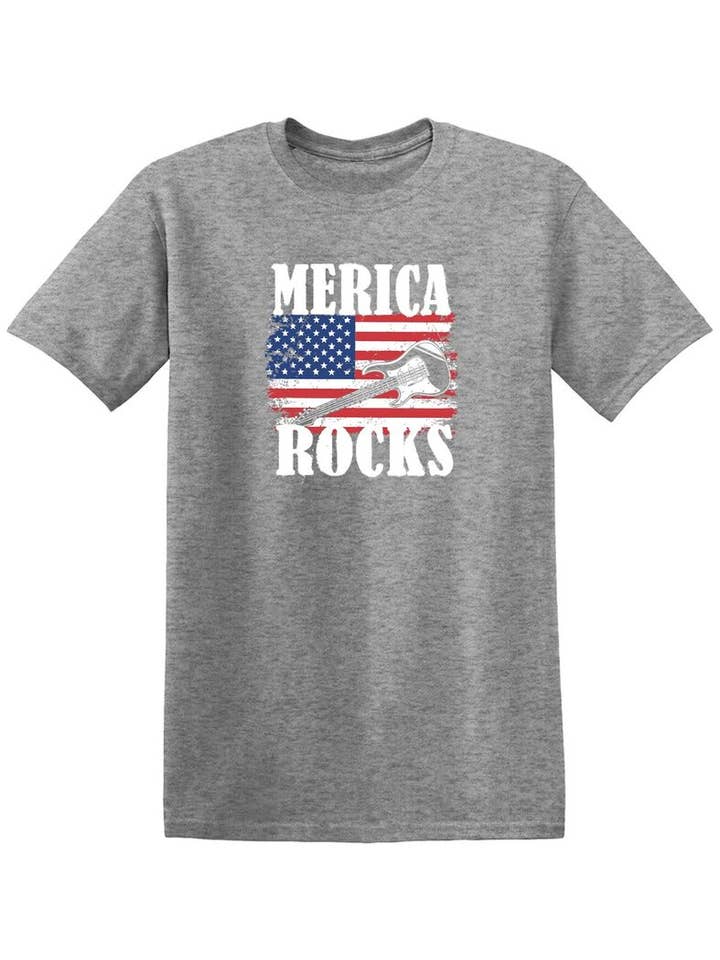 Feelin Good Tees - Wholesale Screen Printed T-Shirt - Unisex - Merica Rocks.10