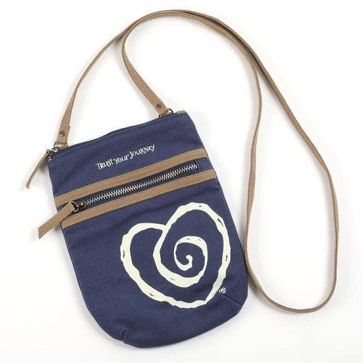 Wherever Crossbody Bag - Navy for wholesale by trust your journey