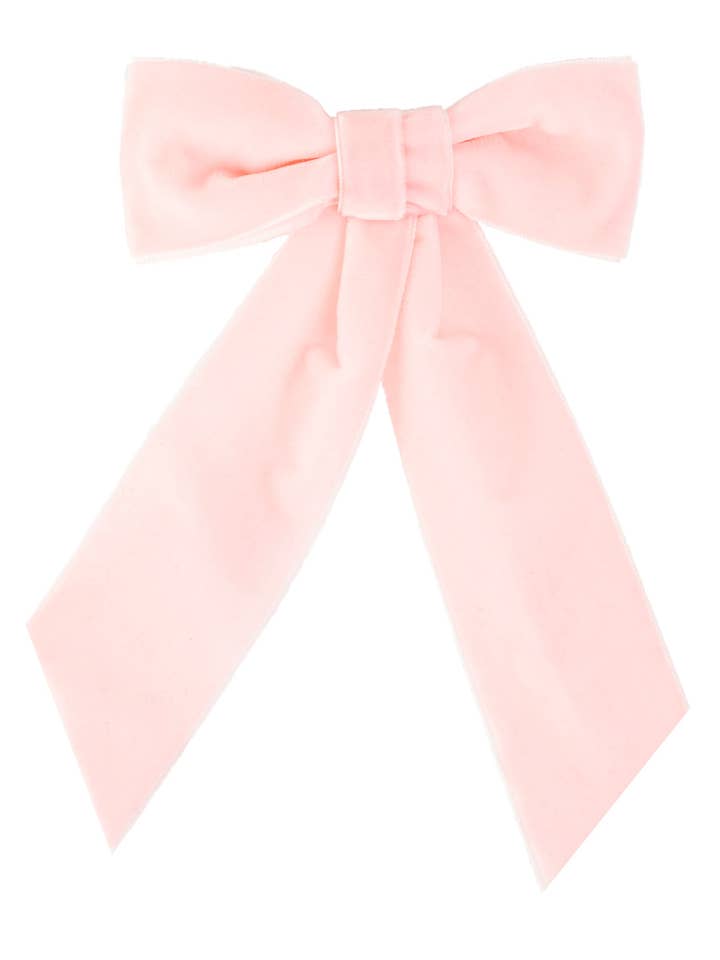 GM Velvet Bow Hair Clip for wholesale by ANI ARPE