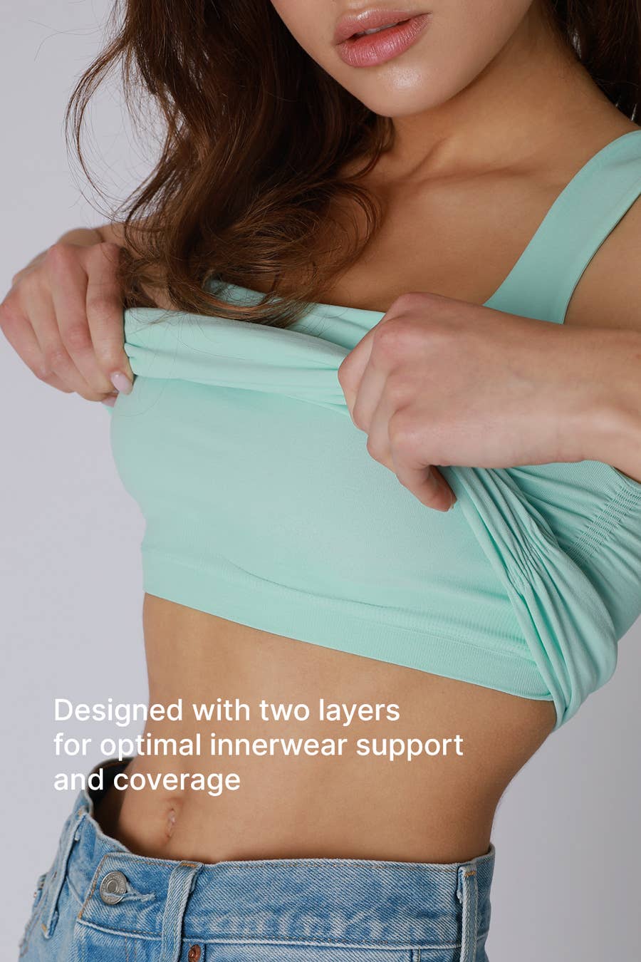 NIKIBIKI - Wholesale Tank Top - Women's - NS8408- Clean Line Square Shirred Top29