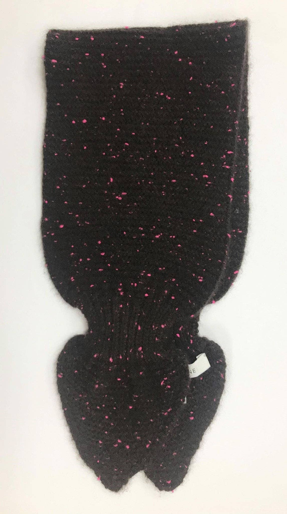 Kairon Trading UK Limited - Wholesale Scarf - Unisex - 100% Cashmere Keyhole Scarf, In Donegal Color- Dark Chocolat3