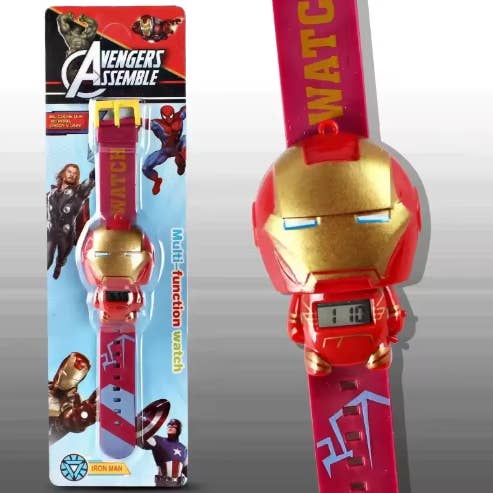 CANDYLO - Wholesale Wrist Watch - Kids - Children's Watch Cartoon Deformation Toy Watch Spiderman