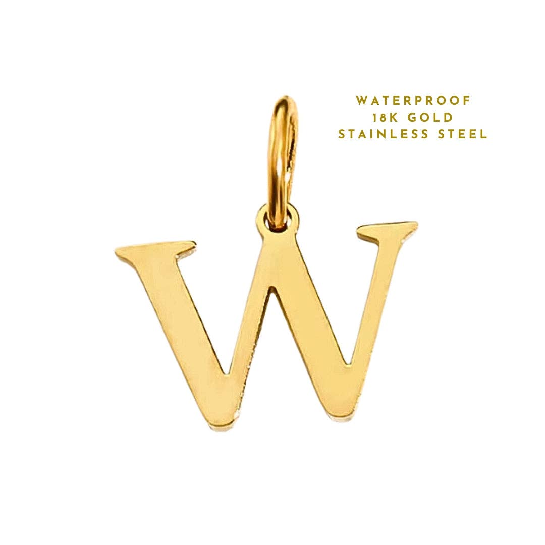 Coco Luna Collection - Wholesale Individual charm/pendant - Letter Charms W | Charms