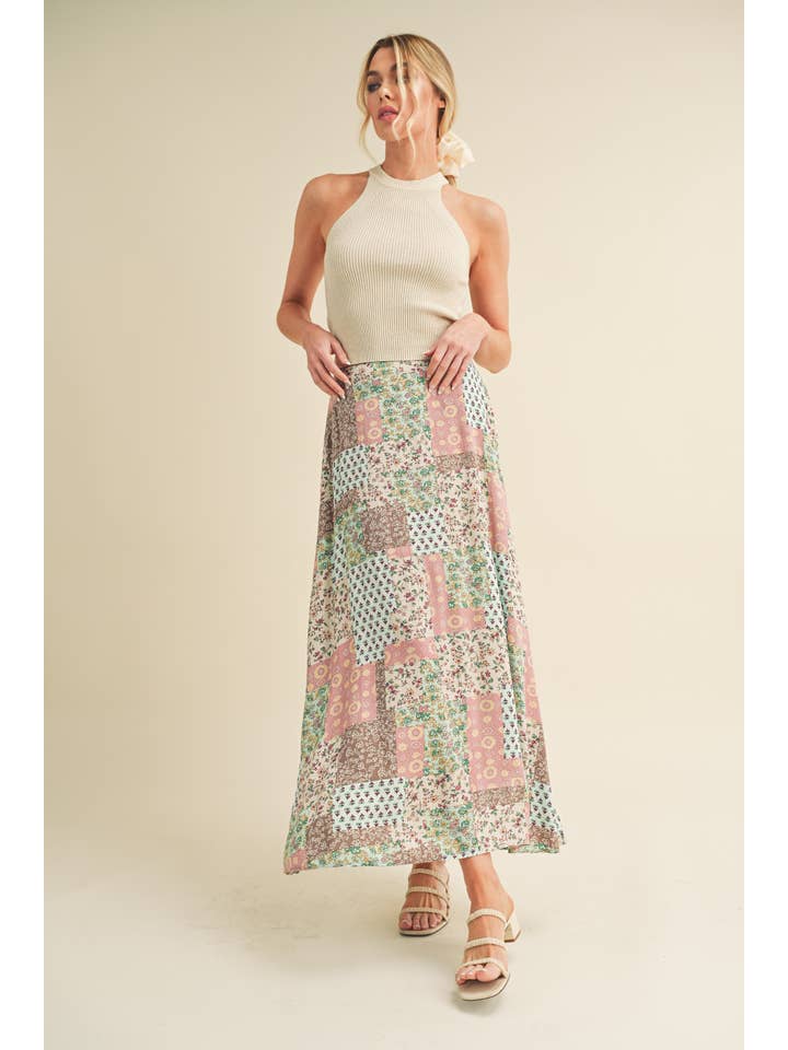 AEMI + CO - Wholesale Skirt - Women's - 773DN Bradyn Print Skirt5