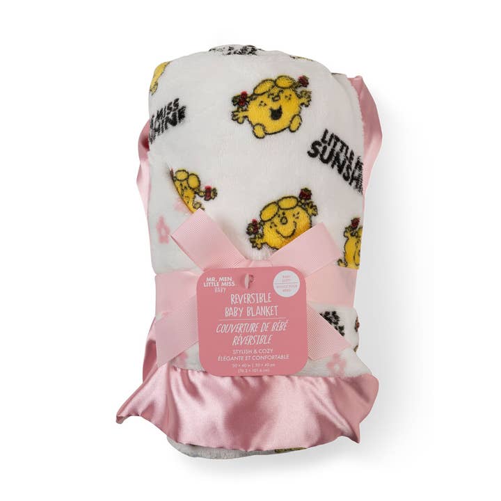 Reversible Baby Blanket Little Miss Sunshine for wholesale by JuJuBe