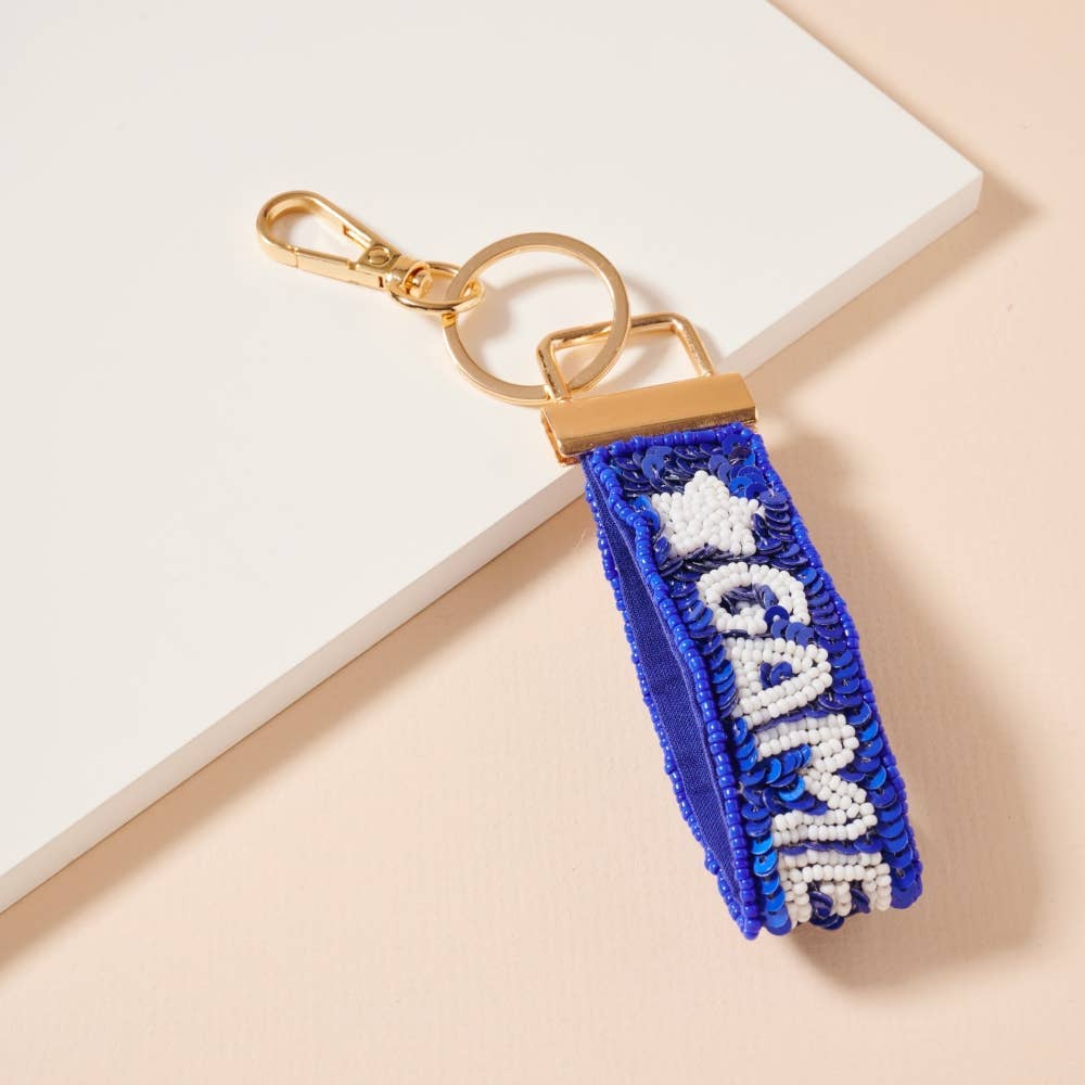 Frem - Wholesale Keychain - Women's - Game Day Seed Beaded Key Chains4